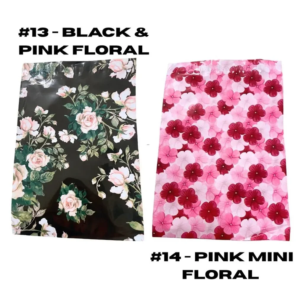 10 Colorful Poly Mailers Pack ~ Choose Your Prints